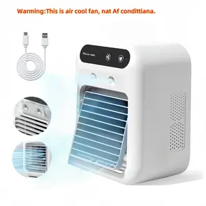 Portable Fan, Mini Air Cooler Fan, Adjustable Speed Fan, 3-In-1 USB Rechargeable, 2 Spray Speeds, Lithium Battery, Multifunctional Cooling Fan for Bedroom, Office, Camping