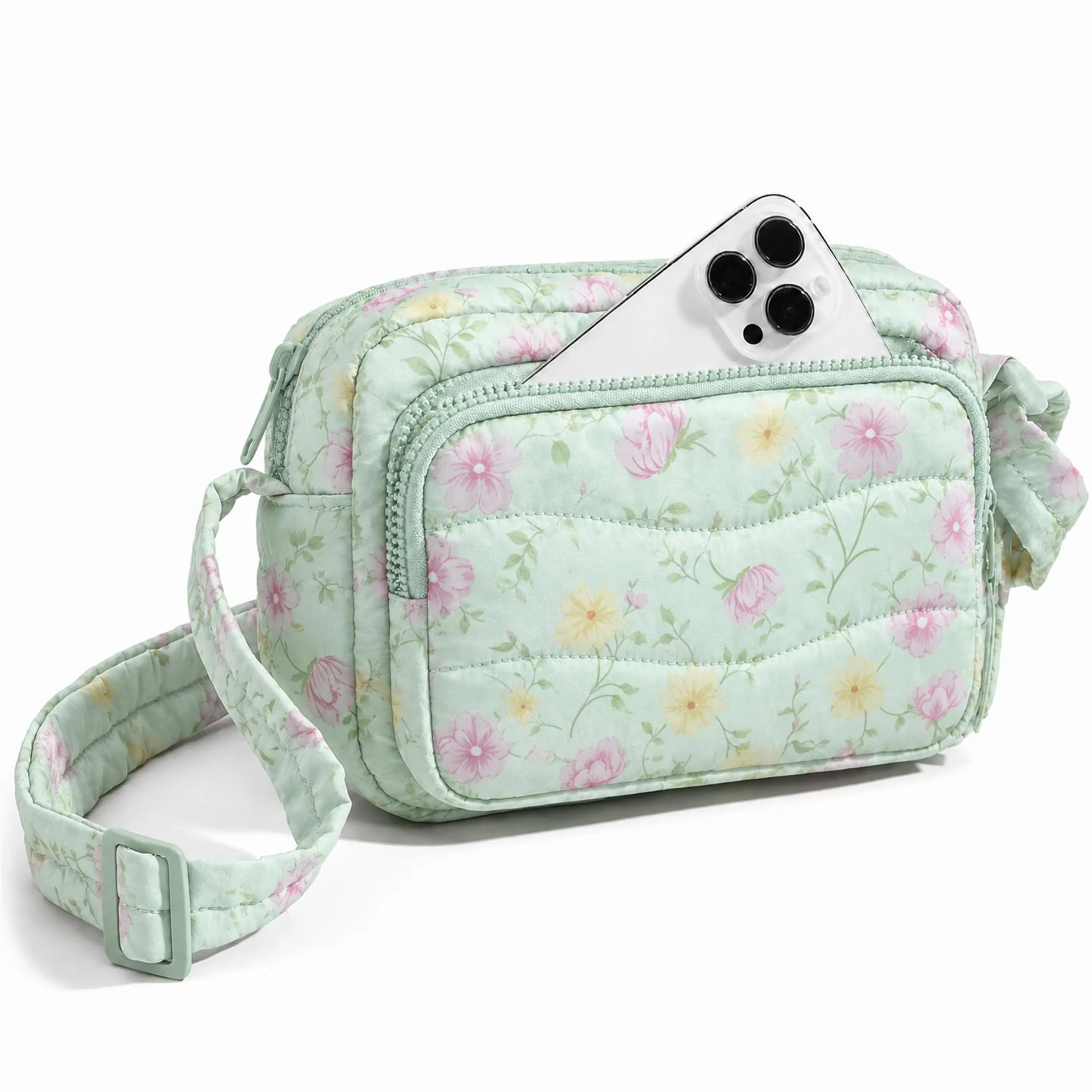 All-season home crossbody bag, women’s travel mini crossbody bag, fluffy shoulder wallet with RFID blocking compartment, women’s small crossbody bag, fashionable patterned bag