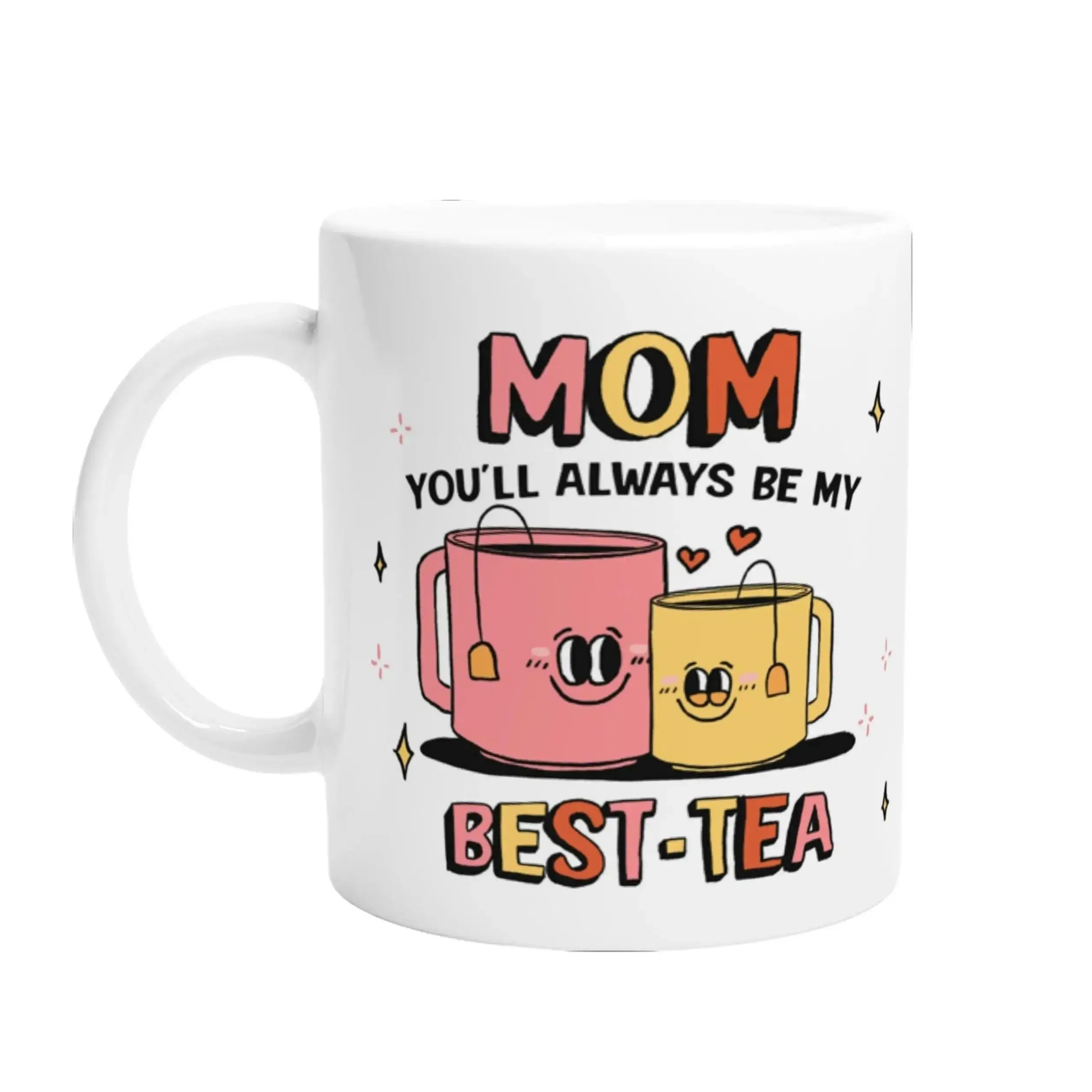Mom Mug, Ceramic Coffee Cup, Best Mom Mug, Gift For Mom, Mom Cup, Christmas Gift Sturdy