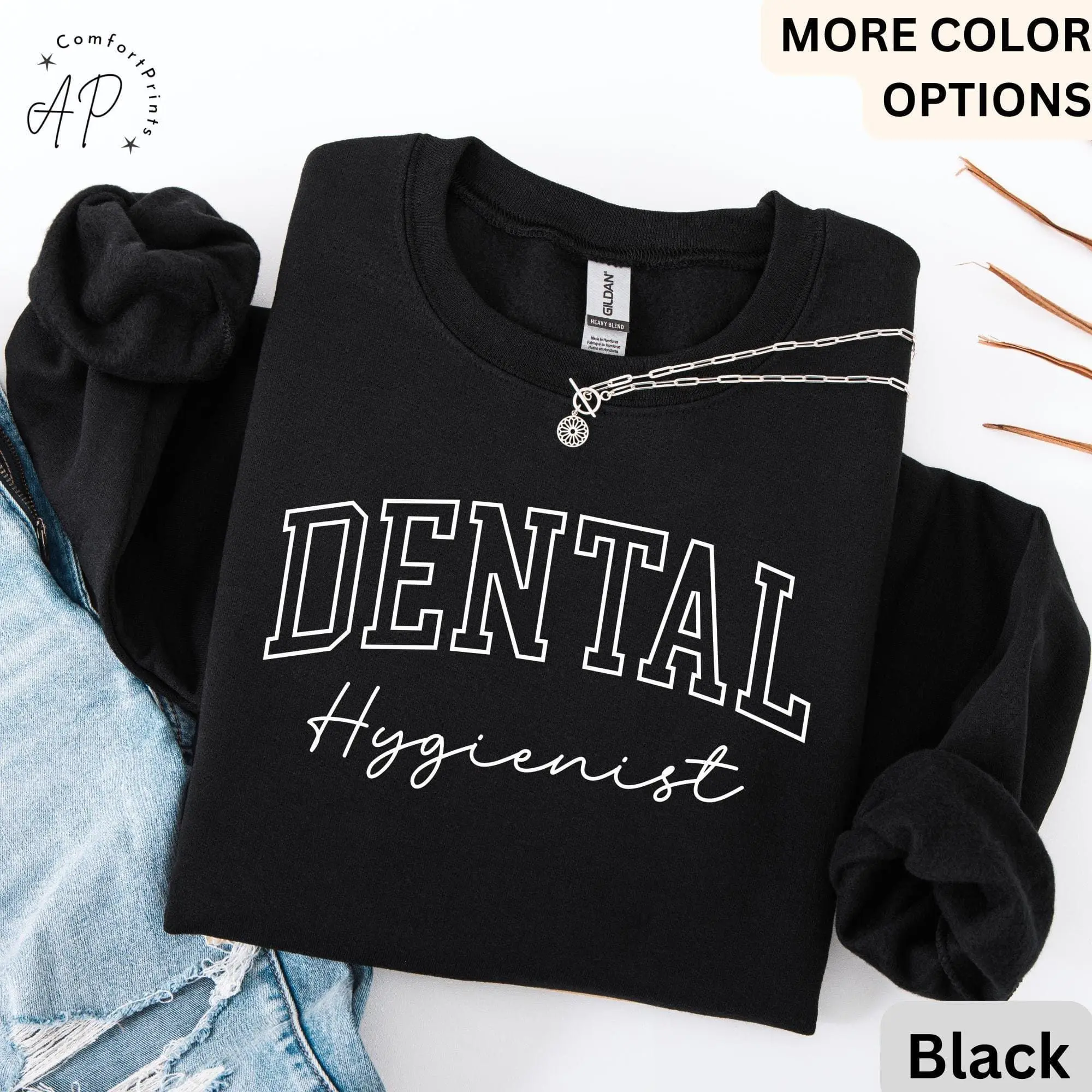 Dental Hygienist Sweatshirt – RDH Student Gift, Unisex Cotton-Blend Pullover
