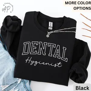 Dental Hygienist Sweatshirt – RDH Student Gift, Unisex Cotton-Blend Pullover