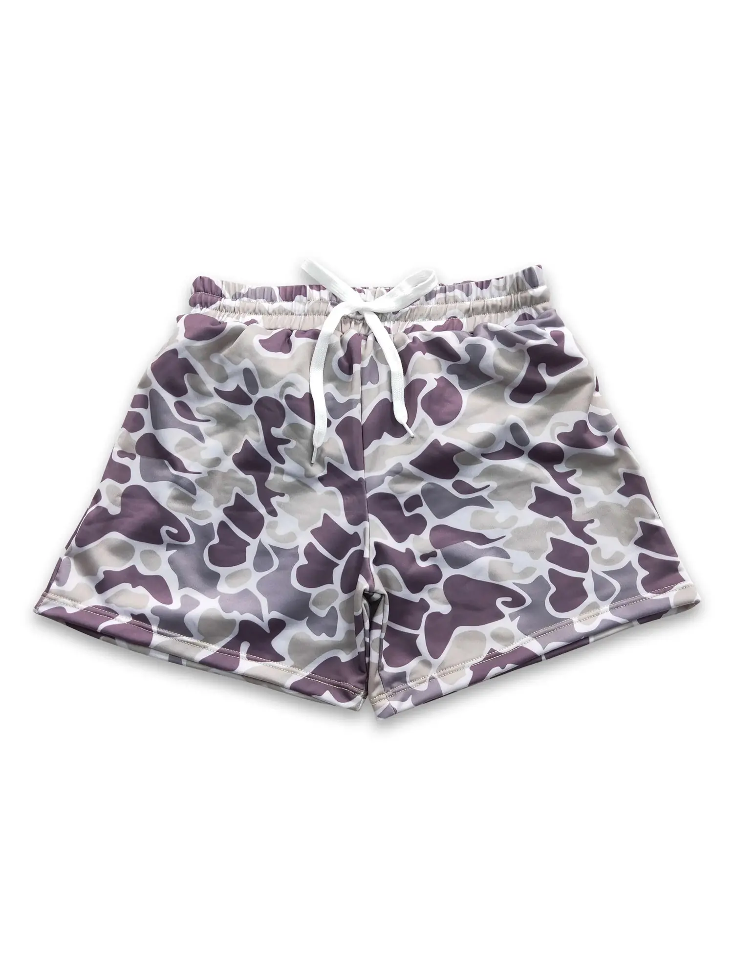 Camouflage Grey Print Summer Boy Swim Short trunks, Swim Wear, Swim Bottoms