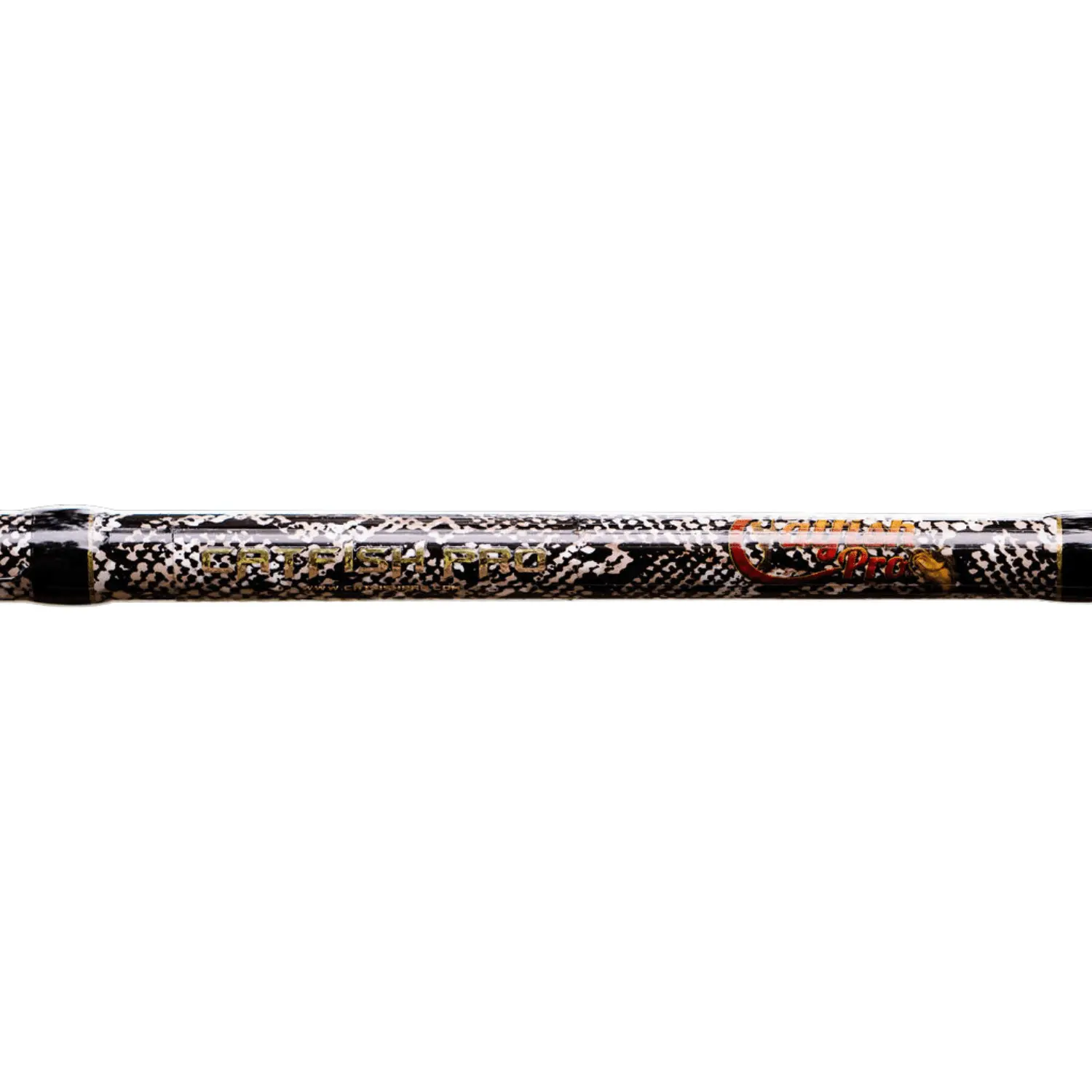 Catfish Pro 1 of 220 Rattlesnake 7'6" Heavy-Duty Catfish Spinning Rod, Full Glow-in-the-Dark, One-Piece Limited Edition