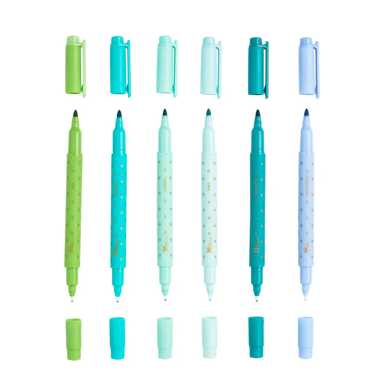 Classic Dual-Tip Markers 6-pack - Meadow