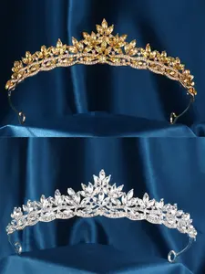 Women's Crystal Headpiece, Wedding Crown Accessory, Princess Party Tiara, Bride Diamond Hairband, Bridal Hair Accessories, Valentine's Day Gift, Wedding Decoration, Bridal