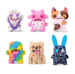 Fuggler Nipple Fuggs Plush Toy (9“Inch) - Funny Ugly-Cute Monster Stuffed Animal with Abs & Quirky Swimwear, SummerVibes Hilarious Beach Bod Gag Gift for Teens, Bachelorette Parties & Collectors