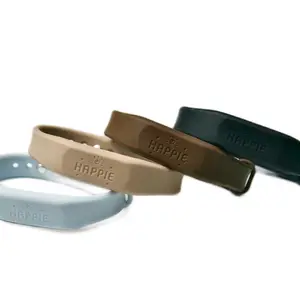 Happie Tap Bracelet - NFC Bracelet with Daily Positive Affirmations, Quotes and Content nylon bracelets motivational wristband