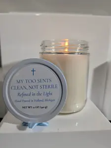 clean candle,fresh linen candle,cotton candle,clean home fragrance,coconut soy candle,hand poured candle,luxury candle,fresh home scent,michigan candle,premium candle,clean burning candle,linen candle