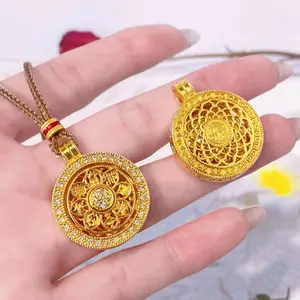 Eight Treasures Compass Pendant | Happiness and Fulfillment | Thriving Career | Harmony and Unity | Wealth and Good Fortune | Wisdom and Enlightenment,summervibes