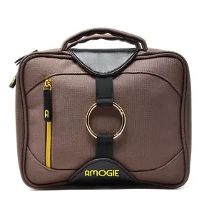 Toiletry Travel Kit - Brown/Gold