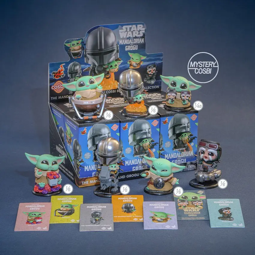 Hot Toys CBX348 Cosbi Star Wars Mandalorian and Grogu Collection Figure Blind Box