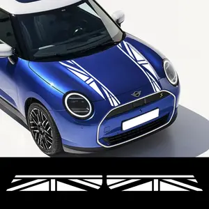 Car Bonnet Stripes Sticker Racing Vinyl Film Decal For Cars For MINI Cooper S R55 R56 F56 F55 F57 F60 R60 Countryman JCW Auto Accessories Car Decals
