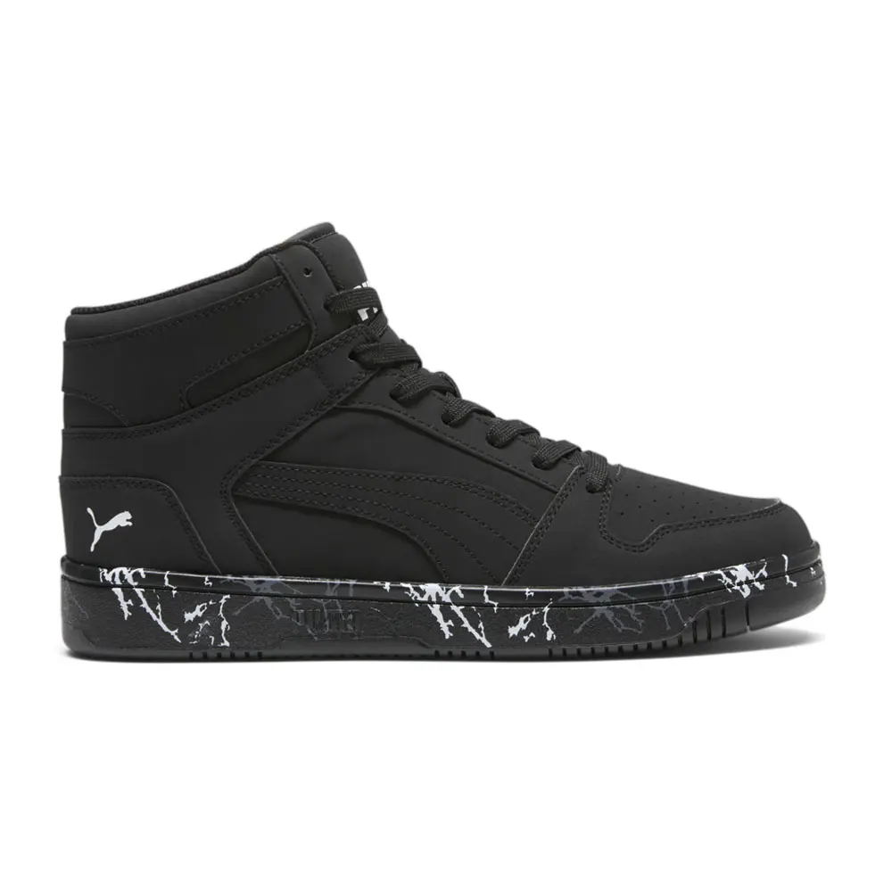 PUMA Mens Rebound Layup Mountain Park High  Sneakers Shoes Casual - Black