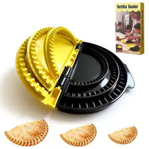 3 In 1 Tortilla Sealer empanada  doña rosa tortillas press，Adjustable Quesadilla Crimper 6"-8''-10"，BPA-Free, Dishwasher Safe |Sealer Crimper For Tortilla、Quesadilla、Dumplings、Sandwich Durable Cooking Tools Kitchen Utensils Tools