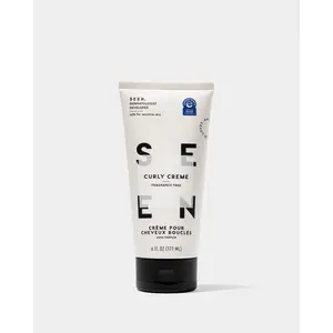 SEEN Curly Creme Fragrance Free - Frizz Control Curl Defining Cream for Natural Curls & Waves
