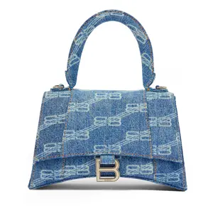 Balenciaga Small Hourglass Shoulder Bag | Iconic Denim Statement
