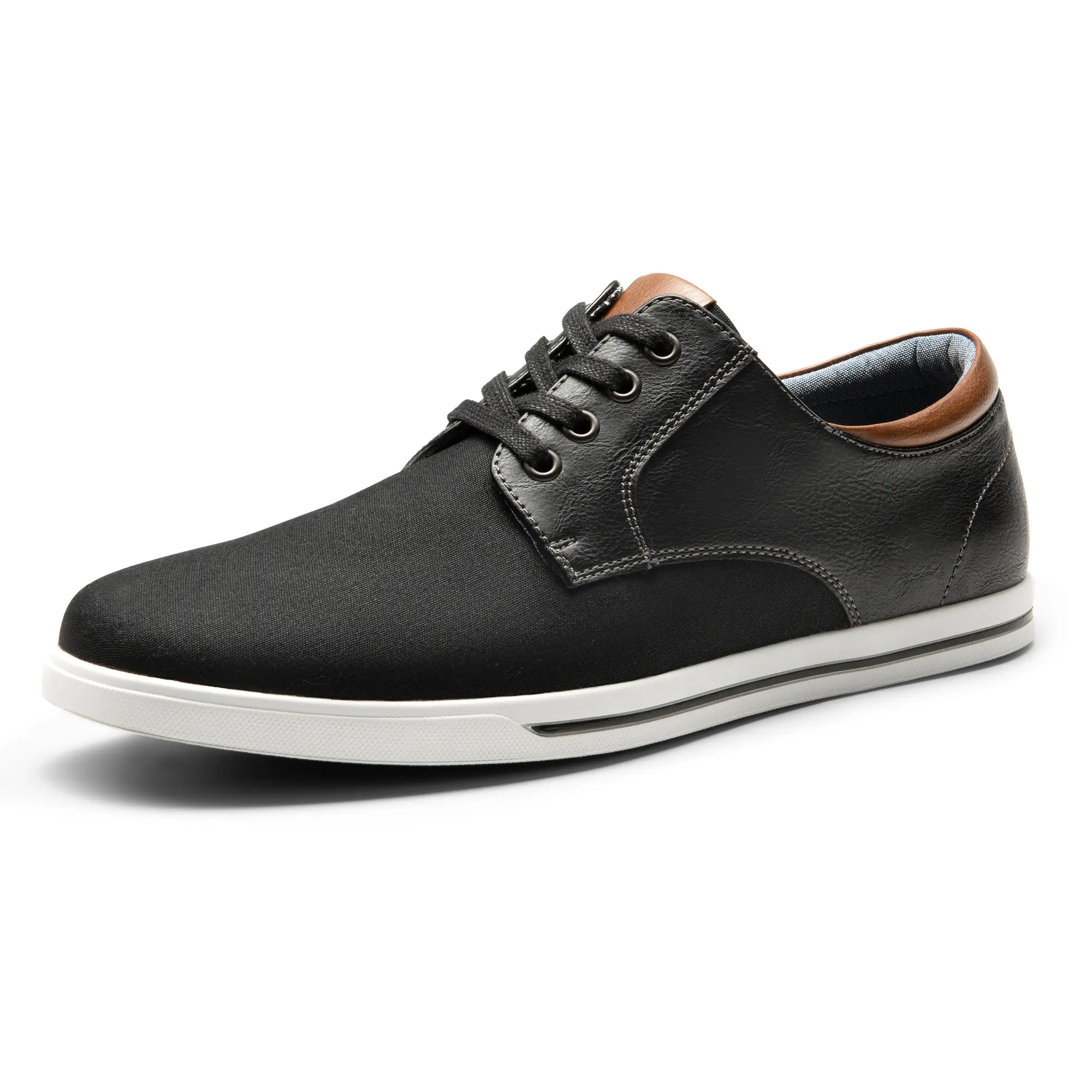 BRUNO MARC Men's Low-Top Closed-Lace Oxford Casual Sneakers - All Seasons, Business Office, Fabric, Comfortable Versatile Walking Shoes, Premier Low Top, Sneakers Casual, Synthetic, Oxford Sneakers