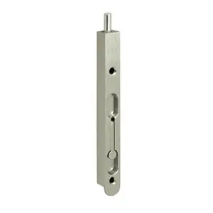 212 MAIN Deltana 7FBZ15 7 in. Flush Bolt - Satin Nickel, Zinc Door Hardware - Weatherproof, Corrosion-Proof for Sailing Water Sports