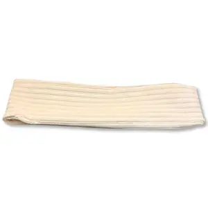 Cream Velvet Ribbed Headband