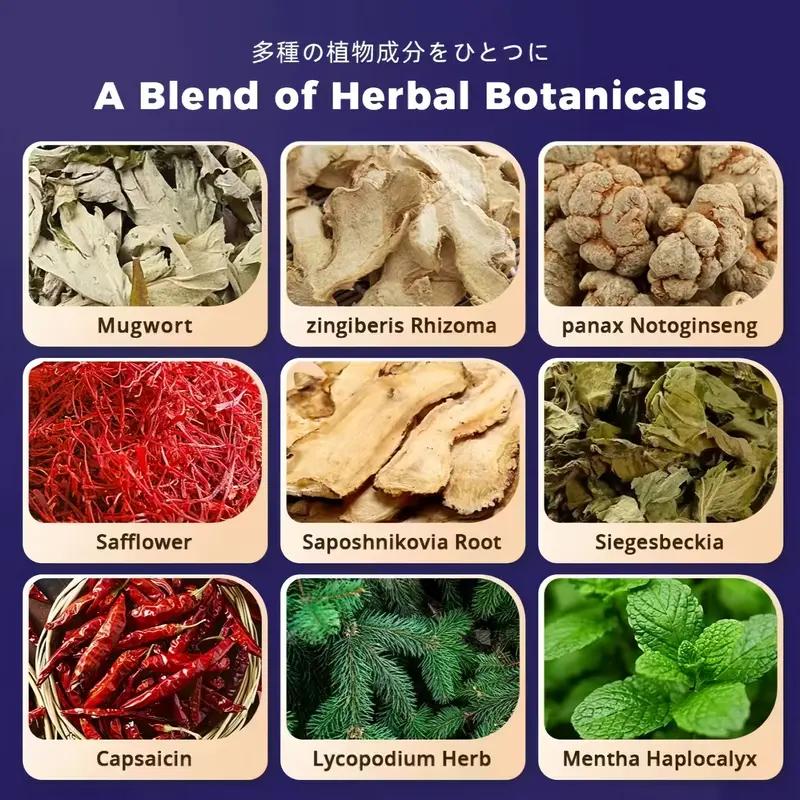 Frozen Shoulder Relief Patch, 6 Patches per Box - For Manual Laborers & Long-Term Computer Users, Relieves Shoulder Pain, Arm Stiffness, Clicking, Numbness & Cervical Spondylosis