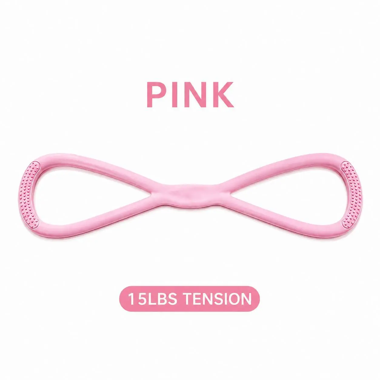 Figure 8 Resistance Band with Comfort Grip & Molded Shape, Industrial Grade Spider Straps for Resistance Band Workout, Yoga Fitness, Portable At Home Gym Equipment for Arms, Back & Shoulder Training woman men full body exercise