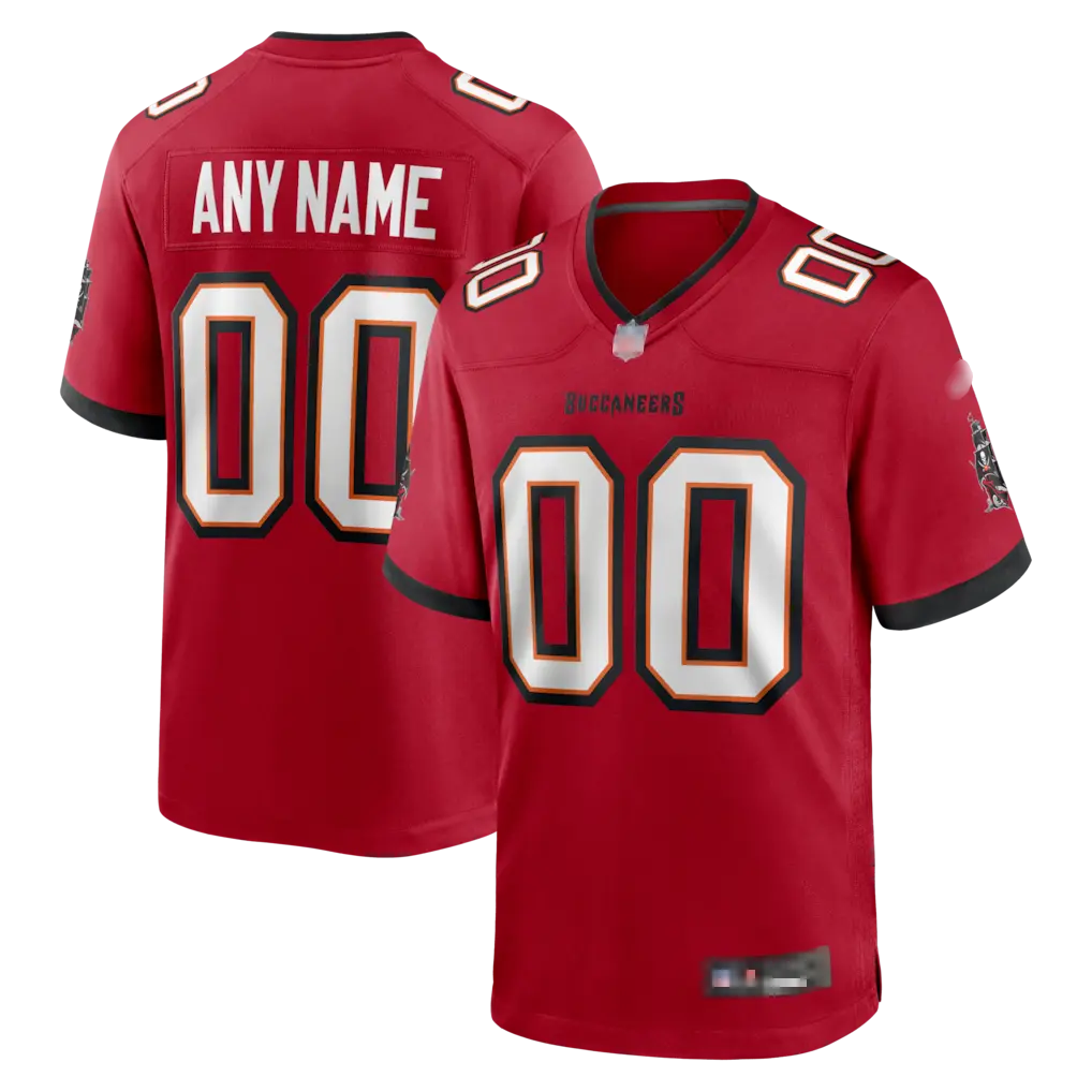 Men's Tampa Bay Pro Football Fan Apparel - Mayfield #6, Irving #7, Egbuka #2, Vea #50 & Any Name Custom Game Day Jersey - US Stock