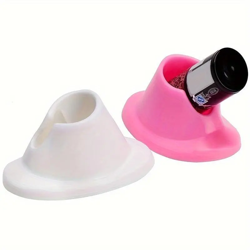 Soft Rubber Nail Polish Bottle Holders: Durable And Non-Slip Design for Easy Use And Maintenance