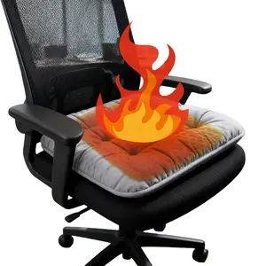 Thicken Heated Seat Cushion Soft Touch, Anti-Slip Heating Chair Pad, 3 Temperature Settings with USB Port, Portable for Office Home Car Use, Best XMAS Gift for Lover Friend