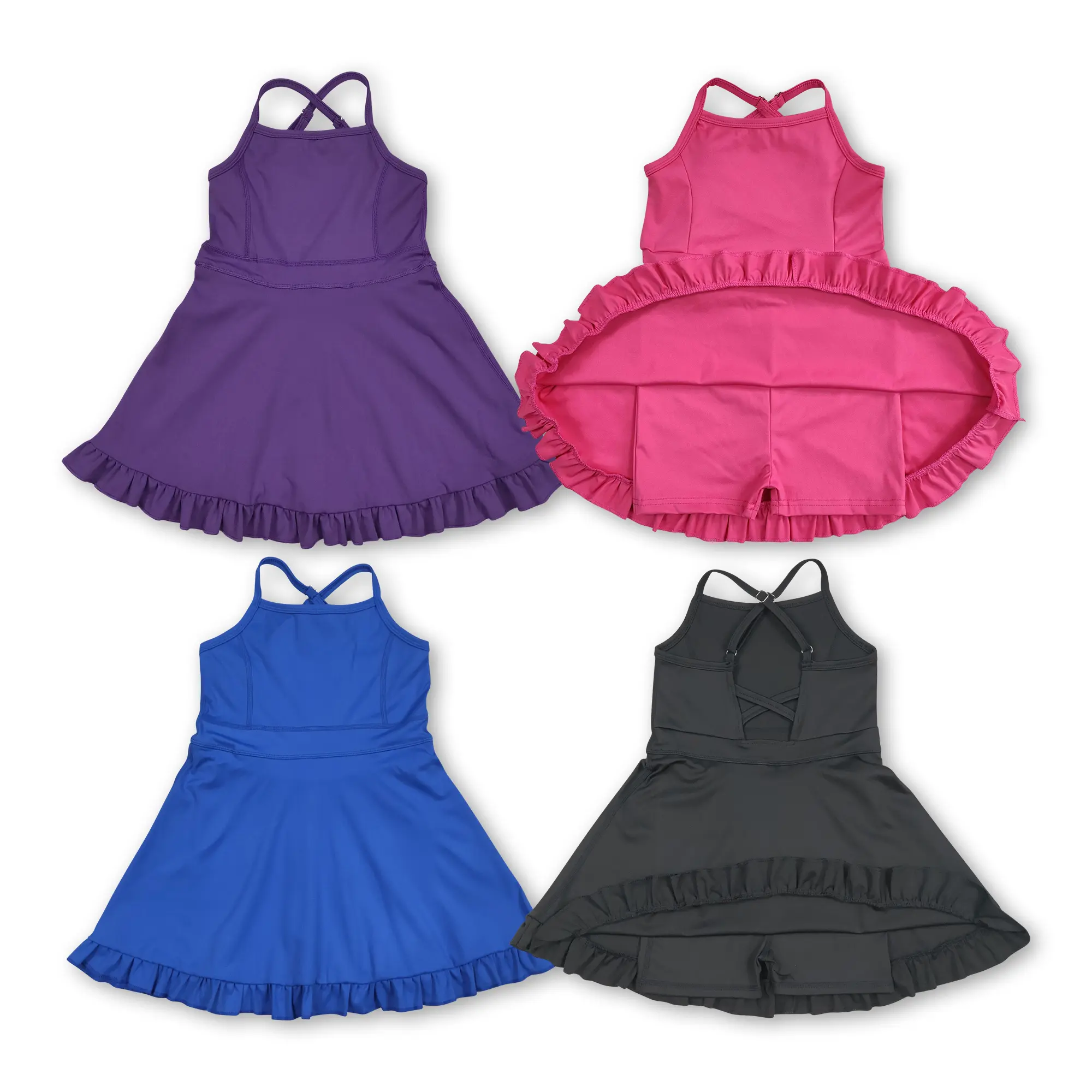 Cocokids Little Girl Toddler Quick-Dry Sports Dress, Kids' Athletic Active Wear, UWH, Little Girl Dress, Toddler Girl Dresses