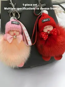 Cute doll bag hanging keychain, suitable for daily wear, vacation and dating occasions, and also a surprising and exquisite small gift.