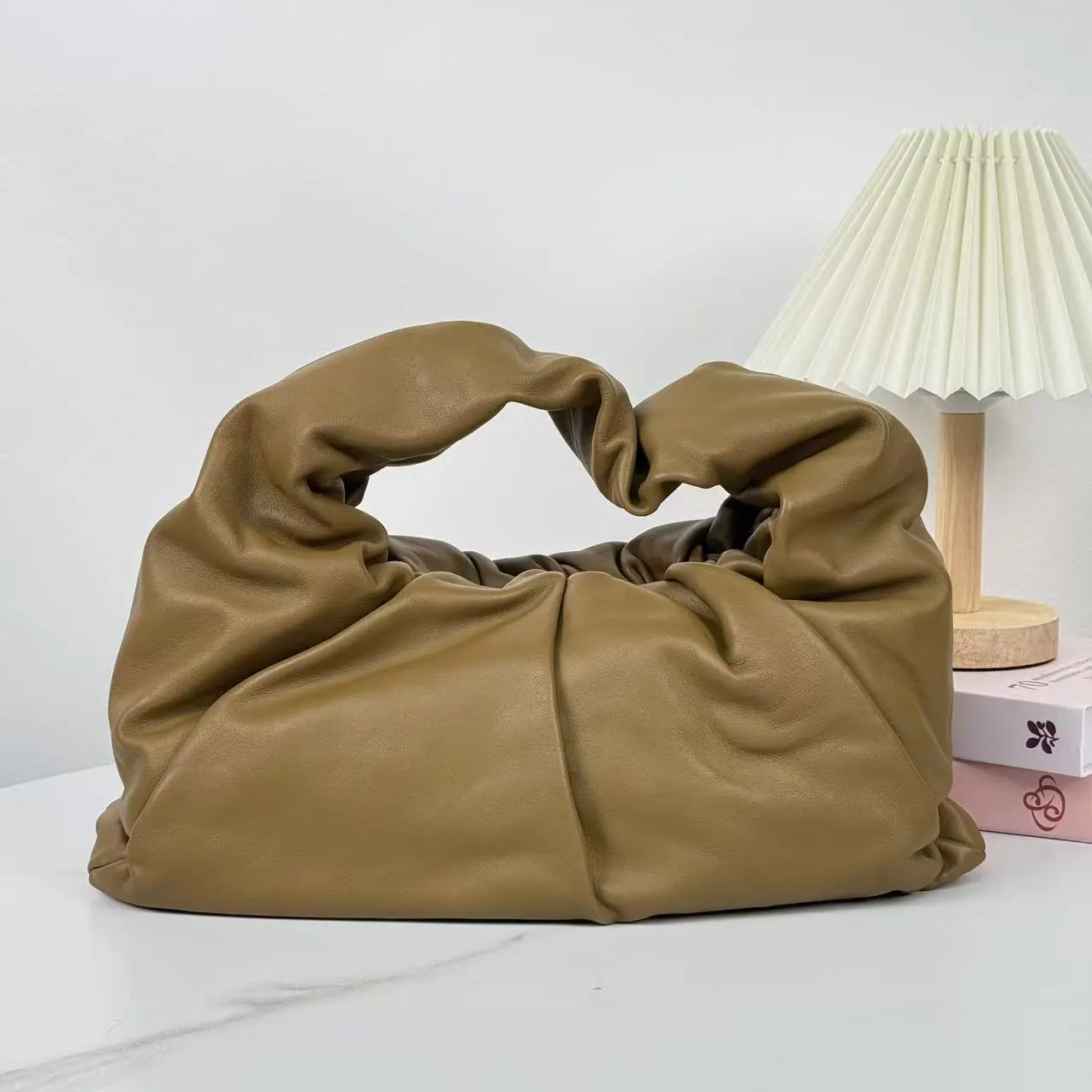 Pre-owned BOTTEGA VENETA The Pouch Lambskin Bag