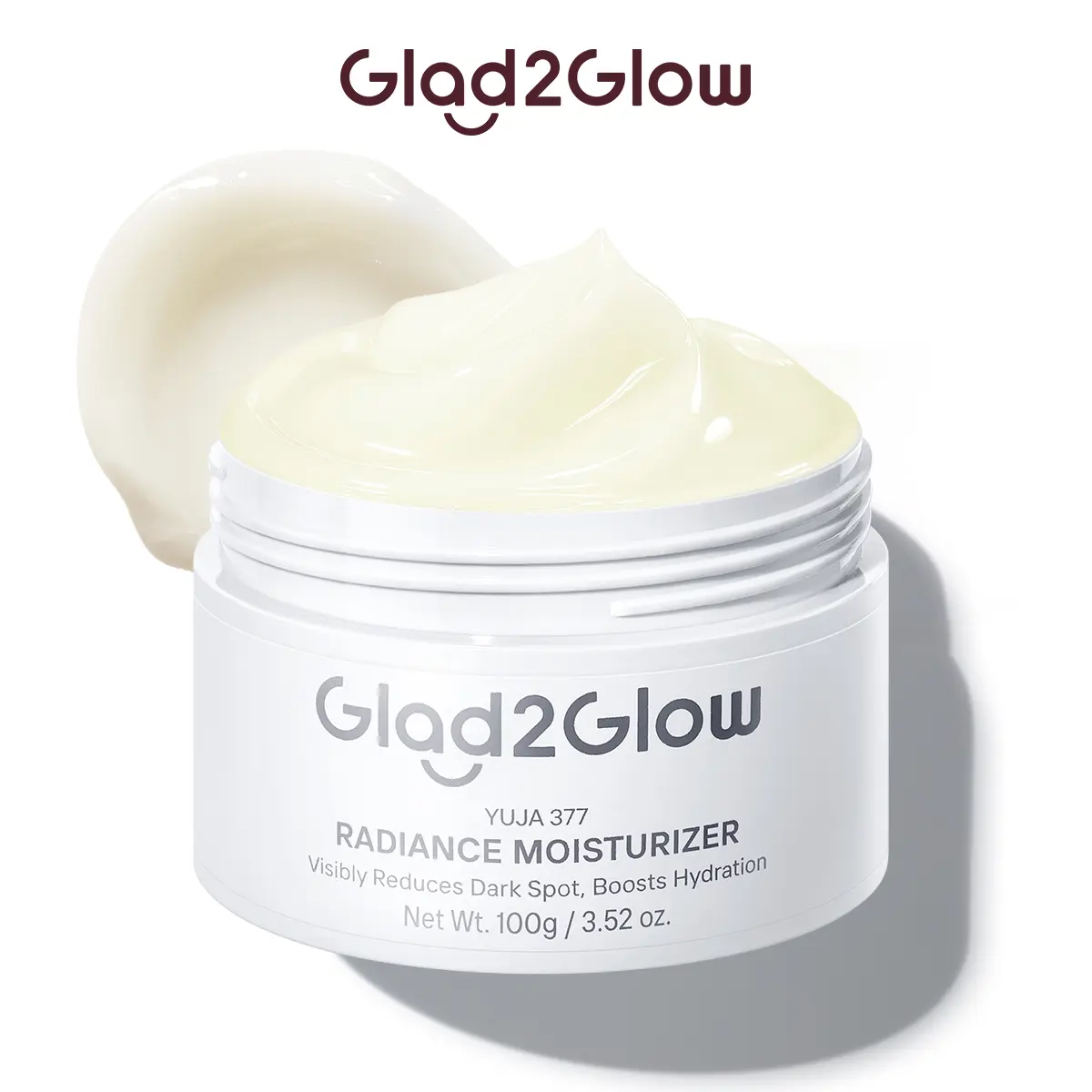 Glad2Glow Yuja 377 Dark Spot Moisturizer | Symwhite 377 + Panthenol To Fade Dark Spots & Calm Skin | Glowing Skincare, Spot Correcting Cream