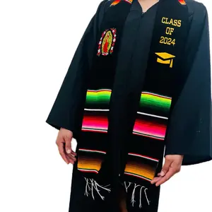 Class of 2024 graduation stoles, embroidered stole, estola de graduación