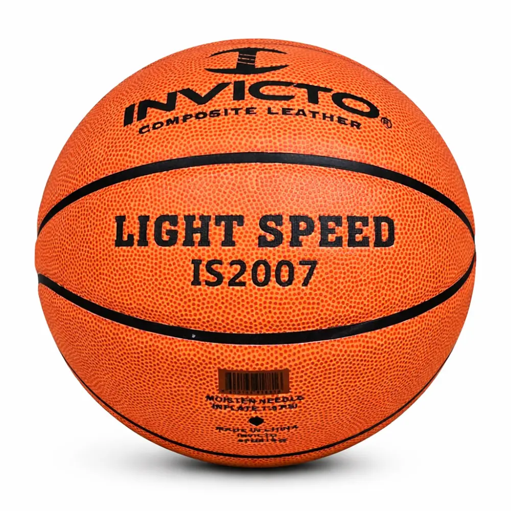 Invicto Sports Light Speed IS2007 Women's Basketball, Official Size 6 (Women’s), Genuine Cowhide Leather Construction, Game Ball Quality, for Indoor & Outdoor Competition