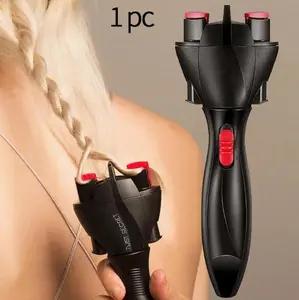 2026NEW Automatic Braider Machine, Electric Braiding Tool for DIY Hairstyles, 360-Degree Rotating Smart Curling Tool for Perfect Gift