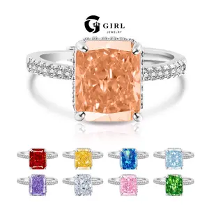 GGIRL Charm Fashion Adjustable Colorful Square Artificial Zircon 12 Constellation Zodiac Ring for Women and Men Exquisite Luxury Versatile Party Birthday Daily Jewelry Matching Perfect Valentine's Day Gift