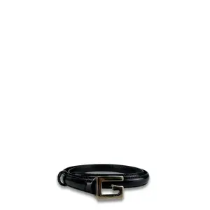 Pre-owned Black Leather Belt Size 70 28.037.0959.0969