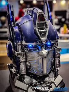 "TRANSFORMERS Optimus Prime Wearable Helmet Collectible/ Exclusive Voice Changer/ Movable Mask with Mechanical Texture"