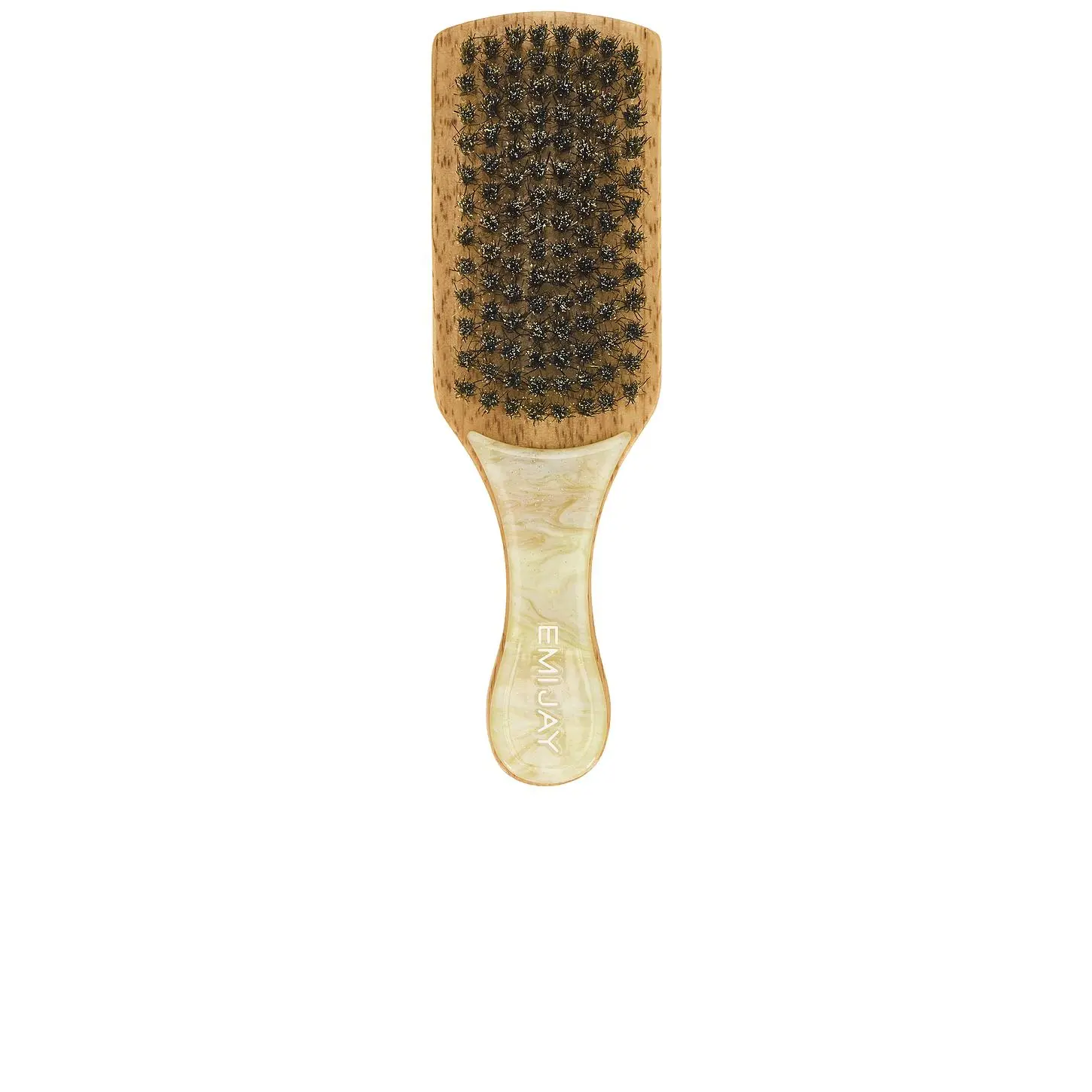 Emi Jay Mini Boar Bristle Brush in Lemon Sugar