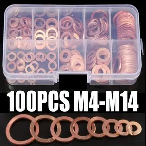 Crushed gasket gasket set flat ring sealing component classification kit