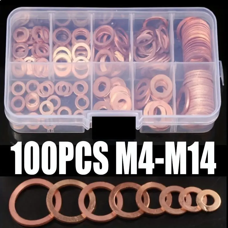 Crushed gasket gasket set flat ring sealing component classification kit Crushed gasket gasket set flat ring sealing component classification kit
