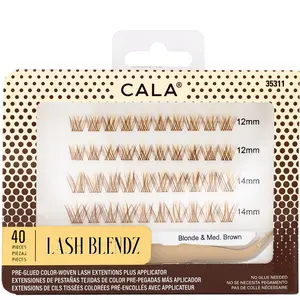 CALA Ombre Lash Clusters: Blonde & Medium Brown