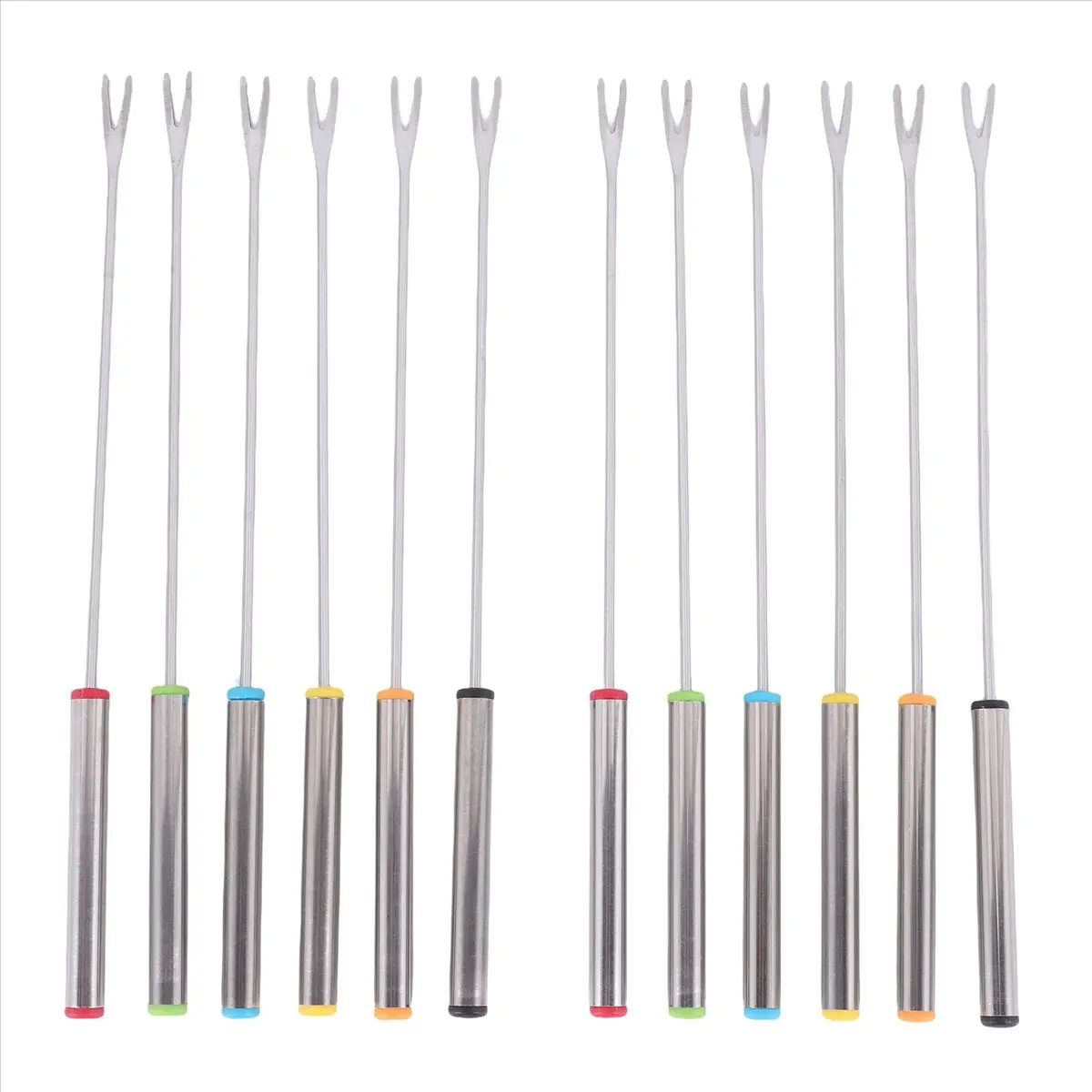 Fondue Cheese Sticks Fondue Set for Maker Swiss Cheese, Stainless Steel Fondue Forks Marshmallow Roasting
