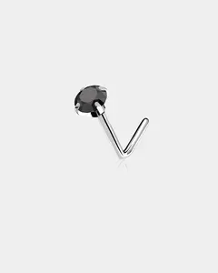 Vibrant CZ Titanium Nose Stud