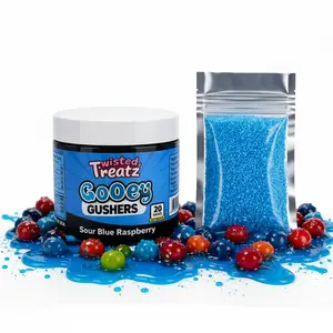Gooey Gushers in Sour Oozie Liquid – Sour Blue Raspberry Gooey Gushers Gooey Gushers in Sour Oozie Liquid – Sour Blue Raspberry Gooey Gushers