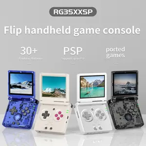 ANBERNIC RG35XXSP 3.5'' IPS Screen Flip Handheld Console Linux System HDMI-compatible TV Output 64G 5500 Games Pre-installed