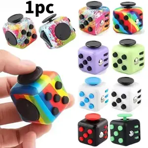 Portable Mini Finger Toy, Multi-Face Stress Relief Cube, Classic Button Feel, Quiet Pocket Size, Ideal Office Home Travel Gift, Stress Relief Tool, Stress Relief Gadgets