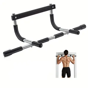 Door Hanging Pull Up Bar, Adjustable Pull Up, Multifunctional Muscle Training Bar, Home Gym Pull Up Bar for Men & Women, Indoor Fitness Equipment, At Home Gym Equipment