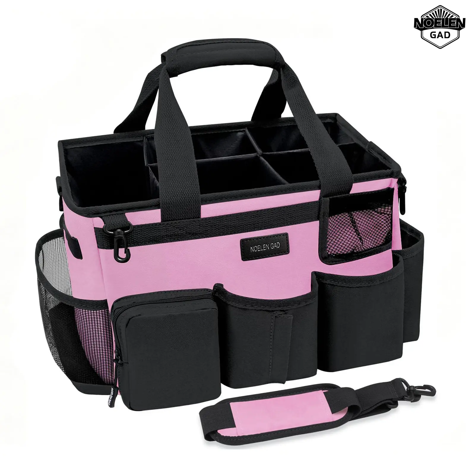 Wearable Cleaning Caddy Bag,Cleaning Supply Tote for Cleaning Supplies, Cleaning Organizer with Adjustable Shoulder and Waist Straps for Cleaners & Housekeepers