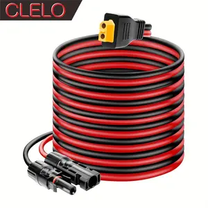 Solar Panel To XT60 Charge Extension Cable Wire, 1 Count Solar Connector To XT60 Adapter Cable, Solar Power System Accessories